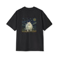 Oversized Tee — 'Cat Gogh' Graphic Shirt