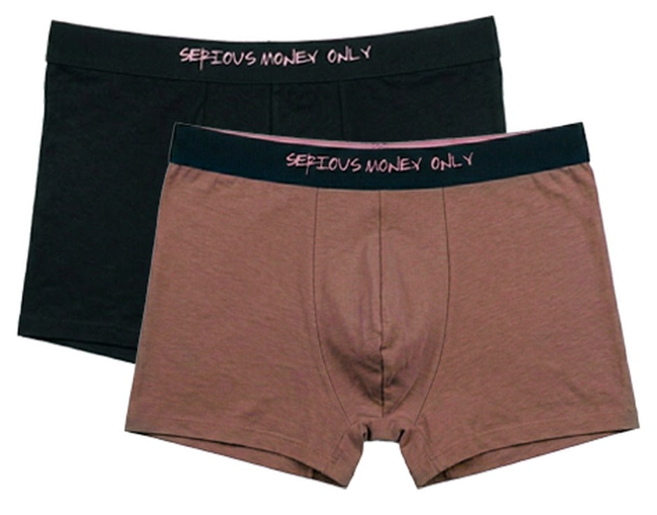 Black and mocha boxer briefs
